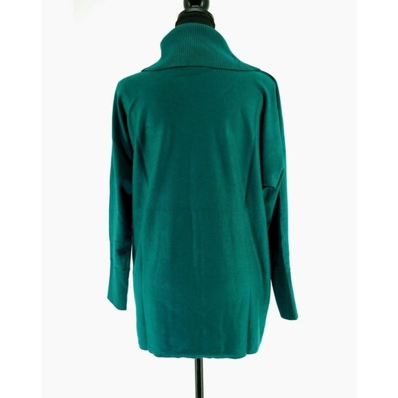 Faux-Wrap Cowl-Neck Sweater JM Collection - Size XS - Picture 2 of 5